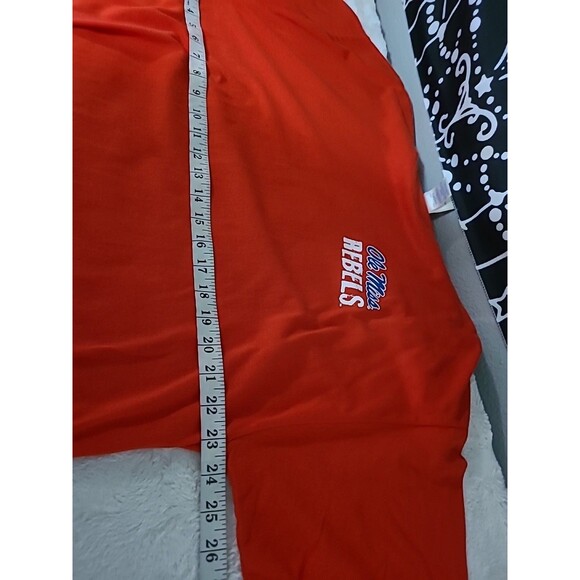 Ole Miss Rebels NCAA Tshirt Mens Size XL Red Short Sleeve "Don't Hate the Playa" - Picture 6 of 8